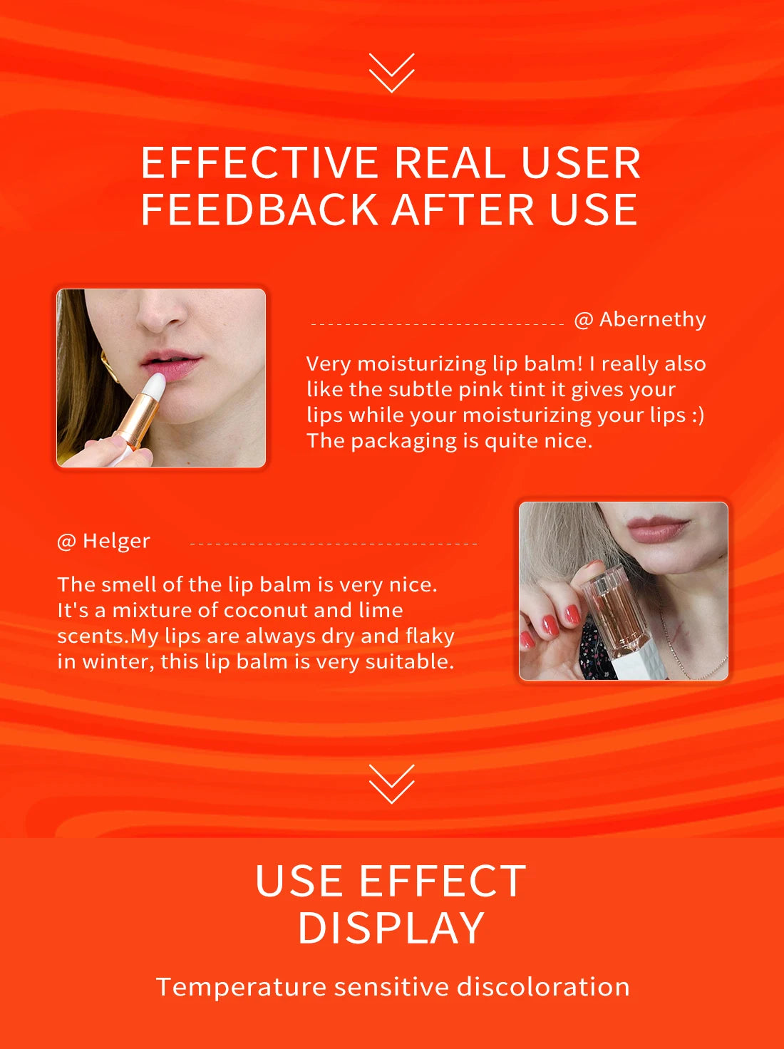 Shea Butter Moisturizing Color Change Lip Balm Skin Care Anti Aging Makeup Lip Care Beauty Nourishing Lipstick Plant Essence