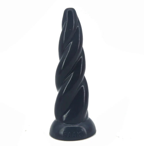 FAAK Gold Large Long Anal Plug With Suction Cup Fantasy Animal Dildos Butt Plug Sex Toys For Women Men Masturbator